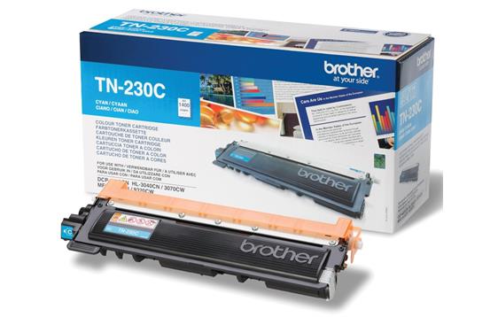 773146  TN230C Toner BROTHER TN230C 1.4K bl&#229; 